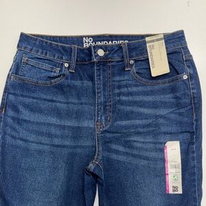 NO BOUNDARIES Women’s 12 SKINNY HIGH RISE Blue Jeans